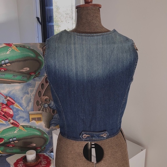 XRD 70’s style Denim Vest - Picture 6 of 8